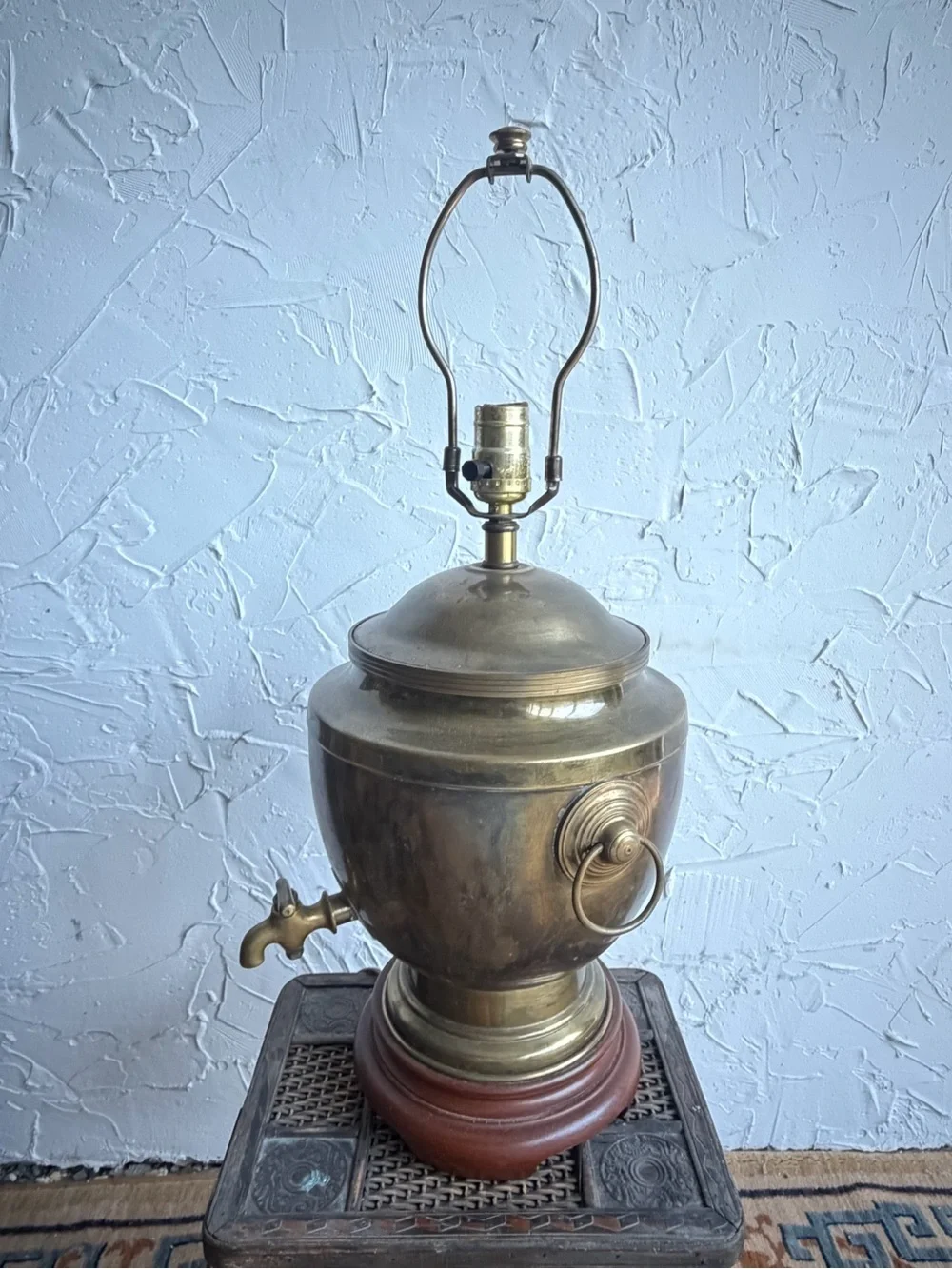 Vintage brass lamp
